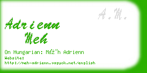 adrienn meh business card